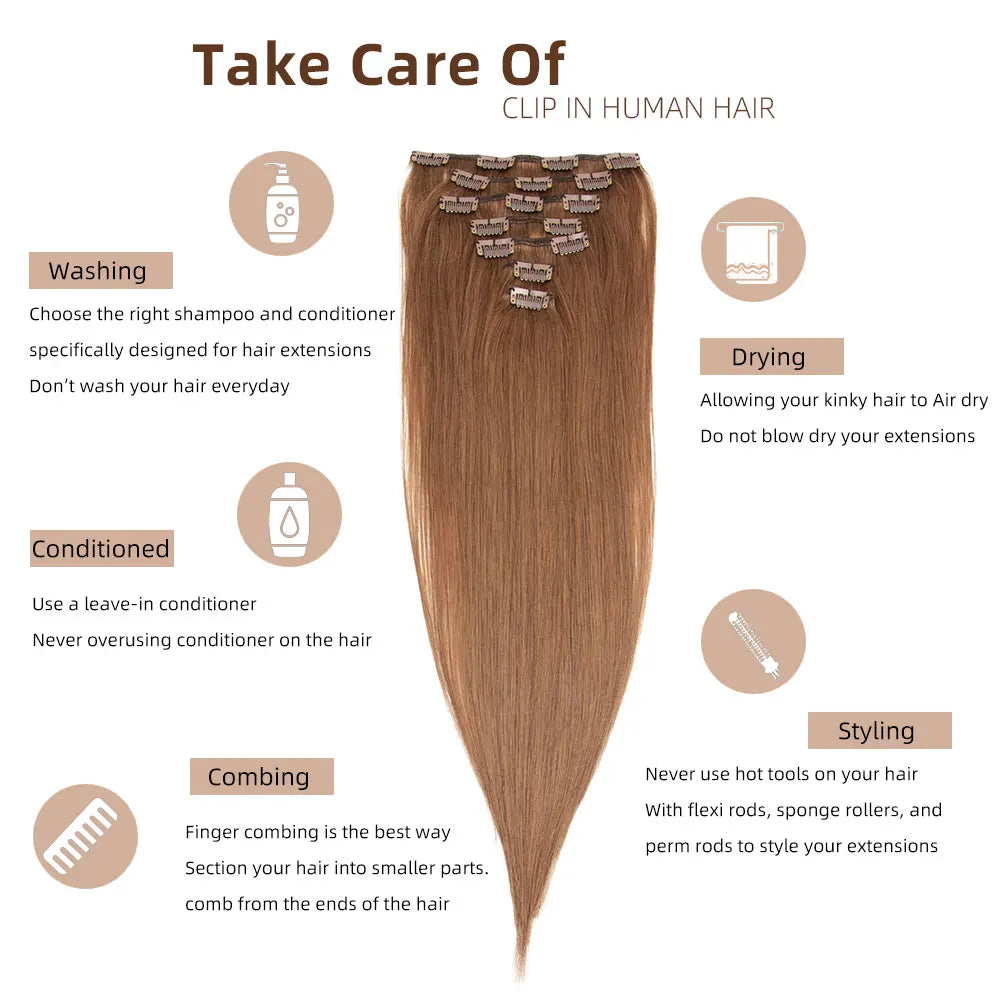 Glamorous Clip-In Hair Transformations