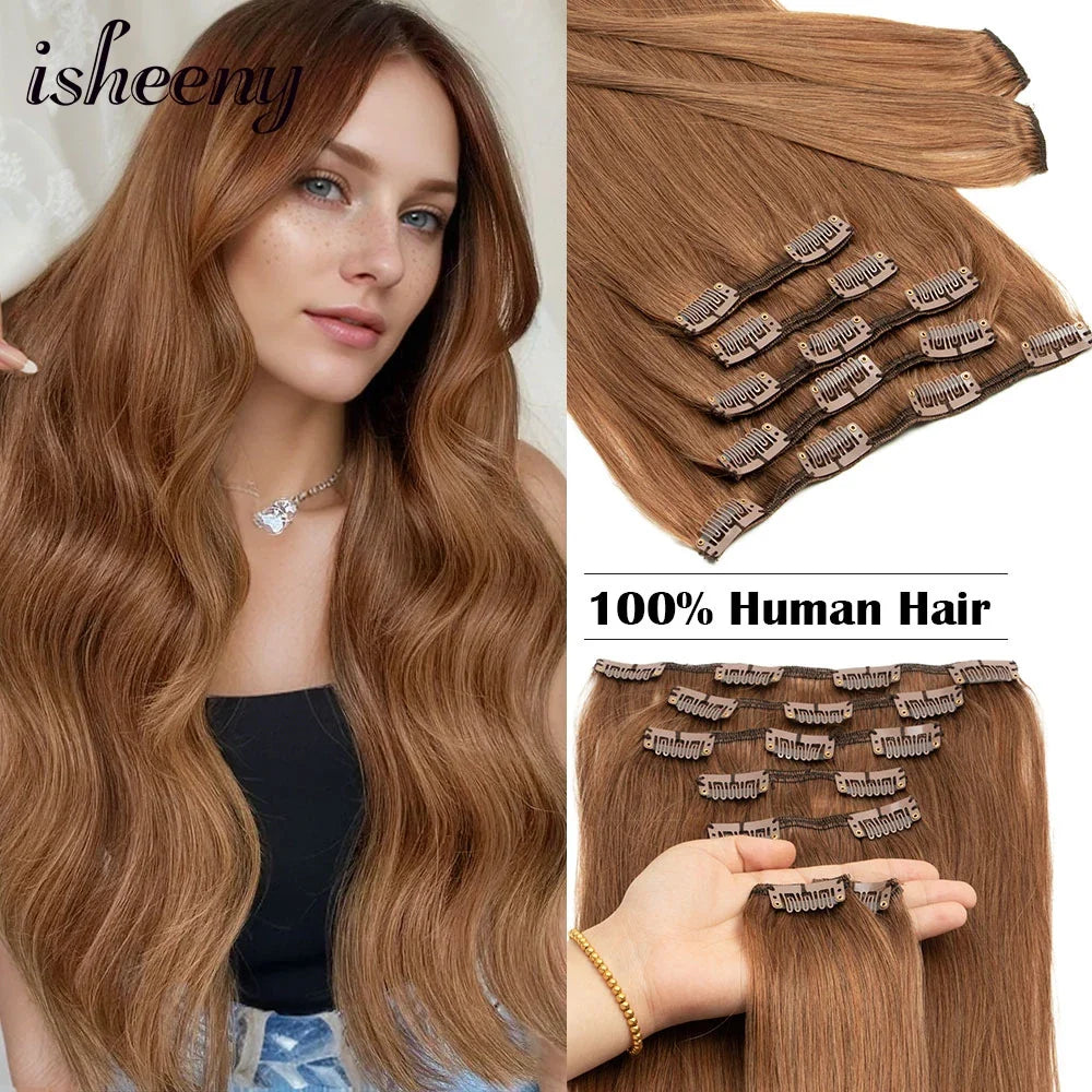 Glamorous Clip-In Hair Transformations