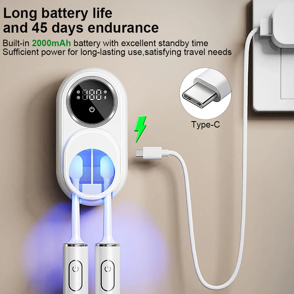 Germ-Free Toothbrush Keeper