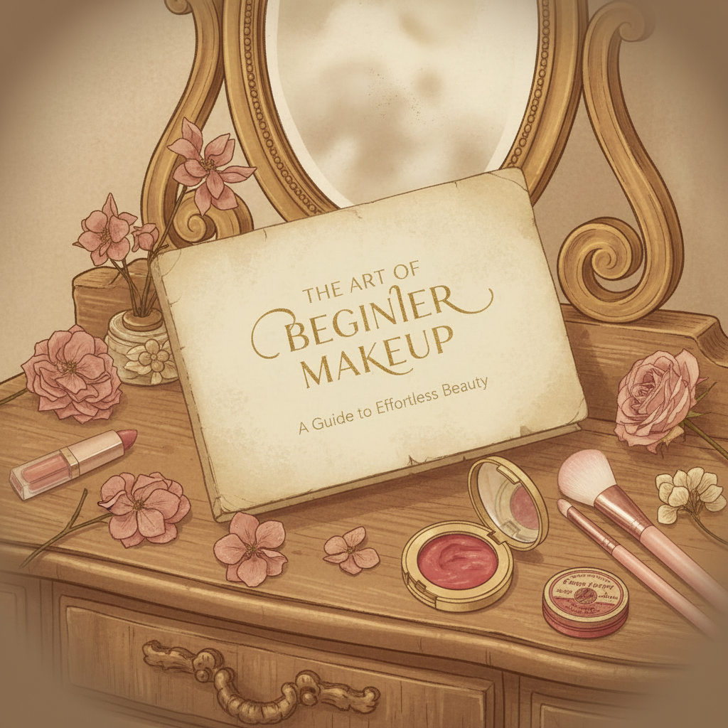 Beginner's Makeup Guide Vintage Cover
